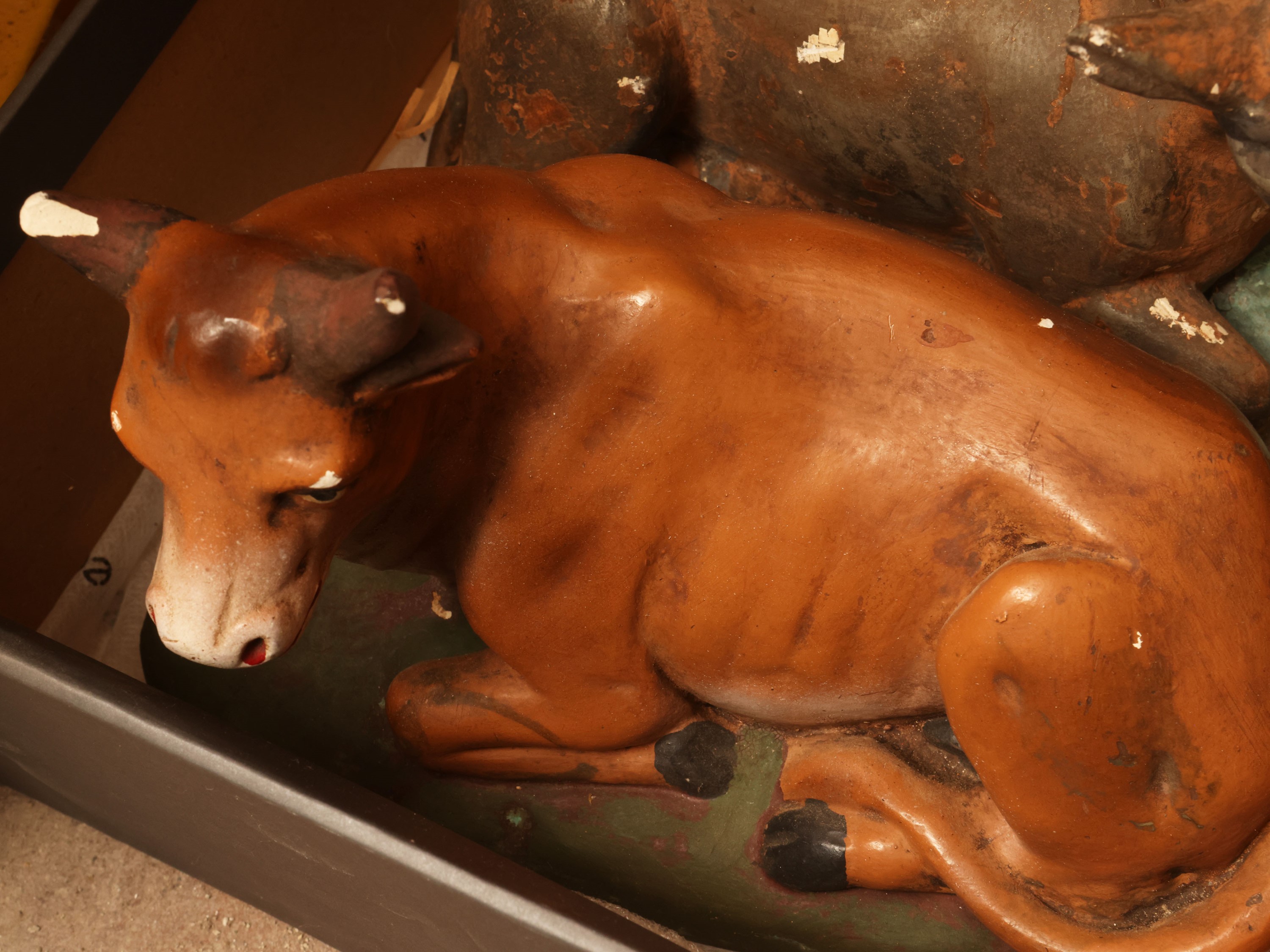 Assorimento di figure da presepe in terracotta, XIX/XX secolo