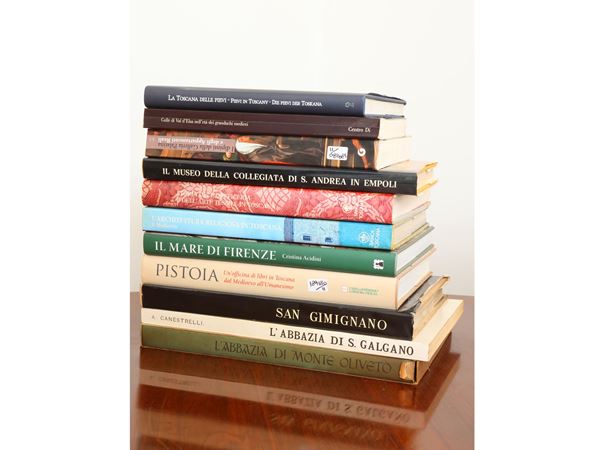 Lot of books: Florence and Tuscany