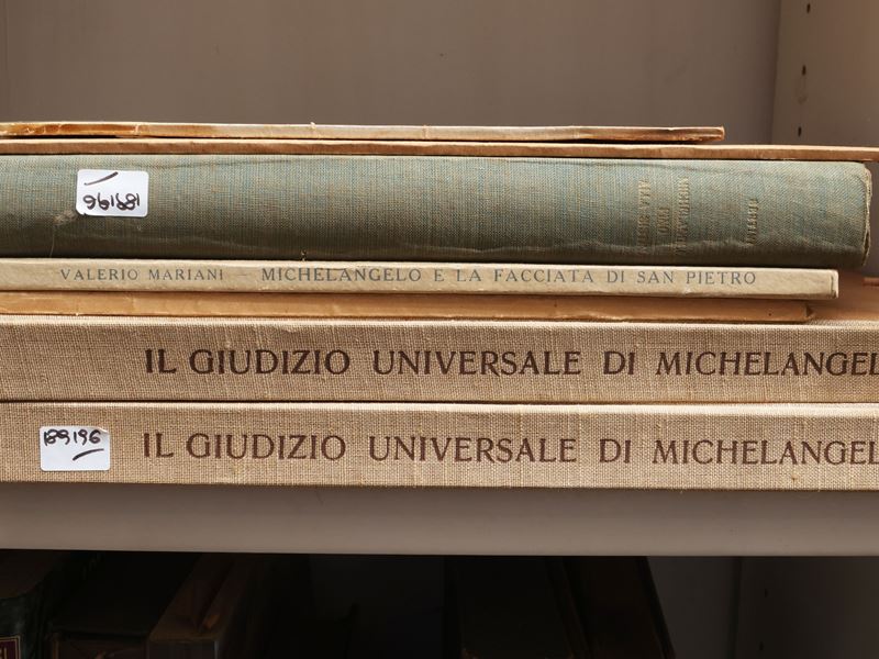 Libri su Michelangelo (lotto miscellaneo)