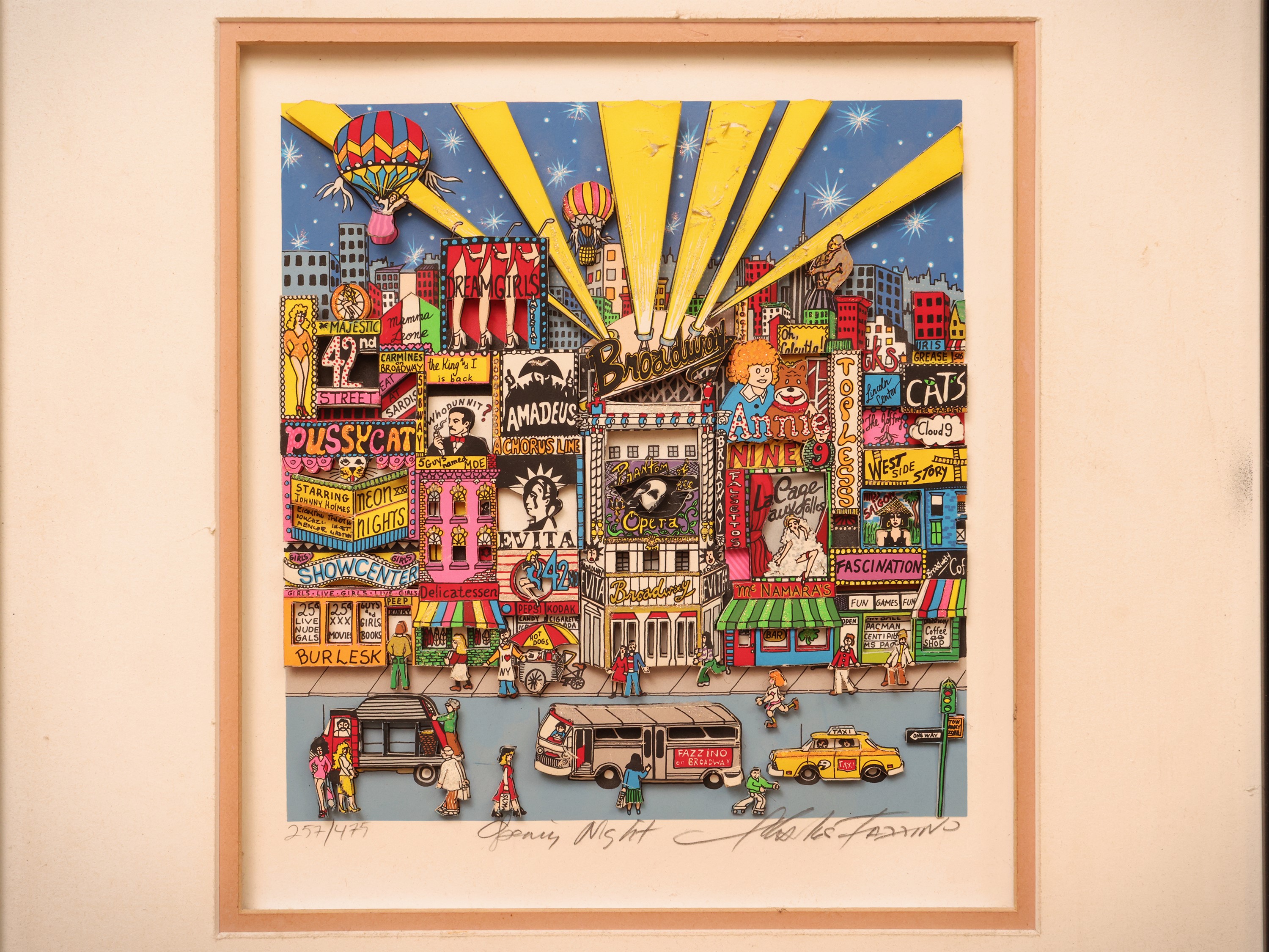Charles Fazzino - Opening Night
