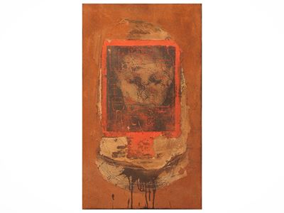 Senza titolo (2002) – affresco su tavola