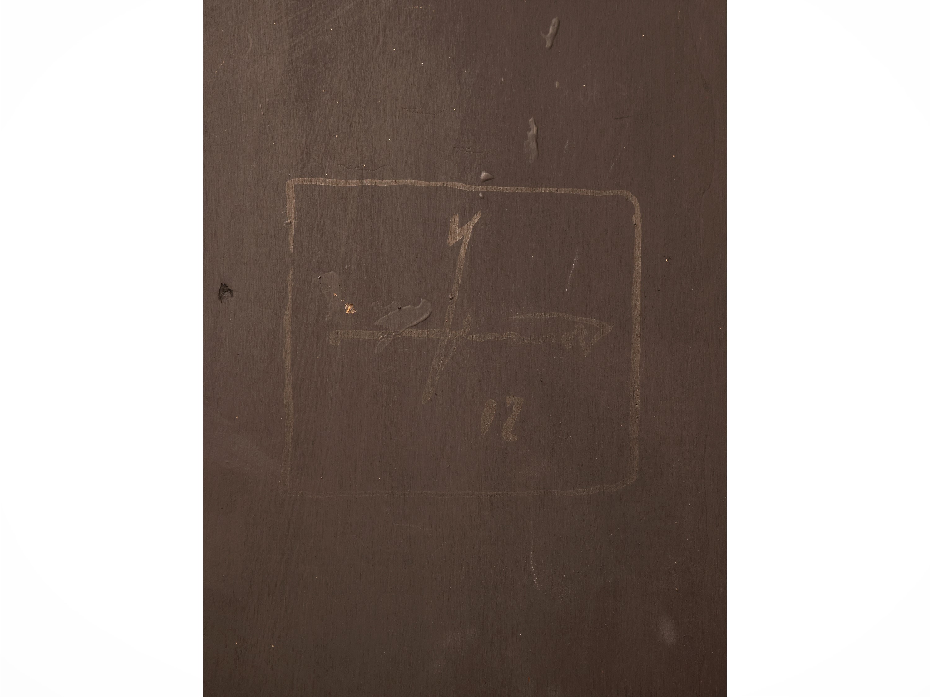 Nicola Samori - Senza titolo (2002) – affresco su tavola