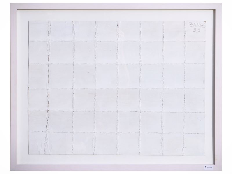 Herbert Zangs Attribuito - Herbert Zangs, Composizione 1953, tecnica mista su cartone applicato