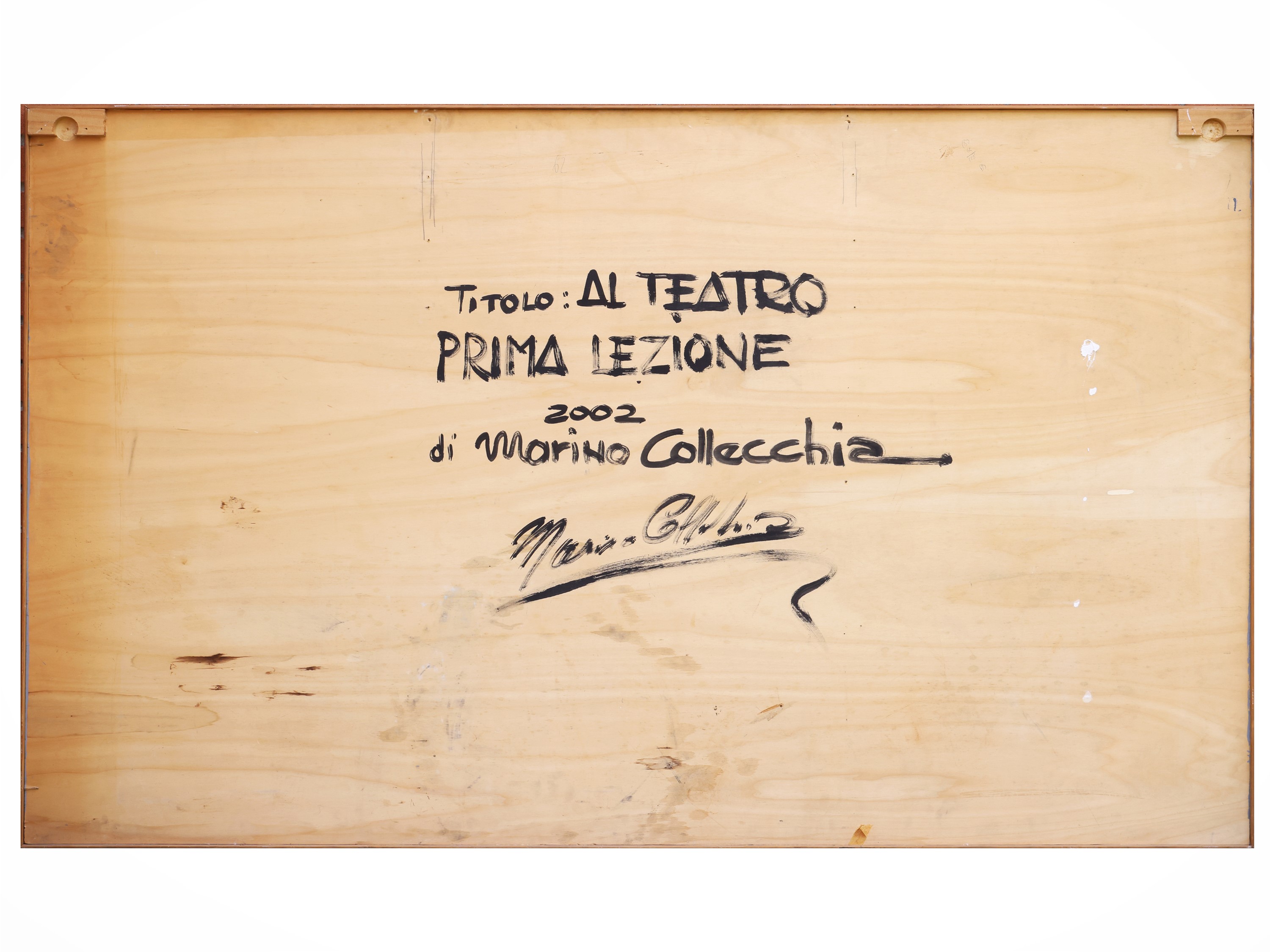 Marino Collecchia - Al teatro prima lezione