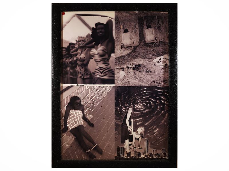 Peter Beard, Manifesto pubblicitario con composizione di riproduzioni fotografiche