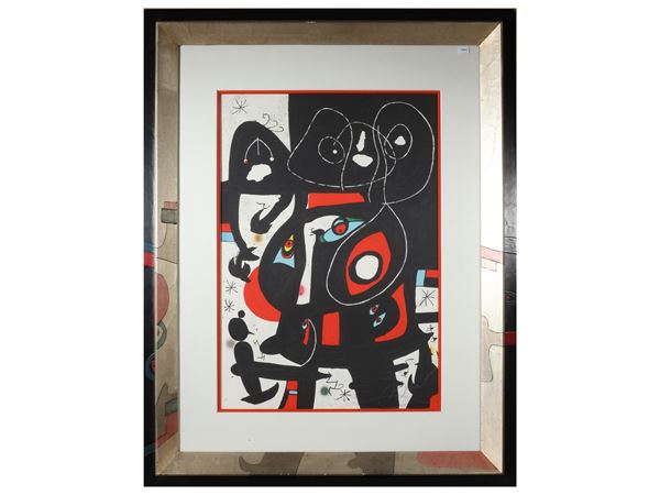 Joan Miro 90ième anniversaire 1983 - Galerie Jofa Kim Paris