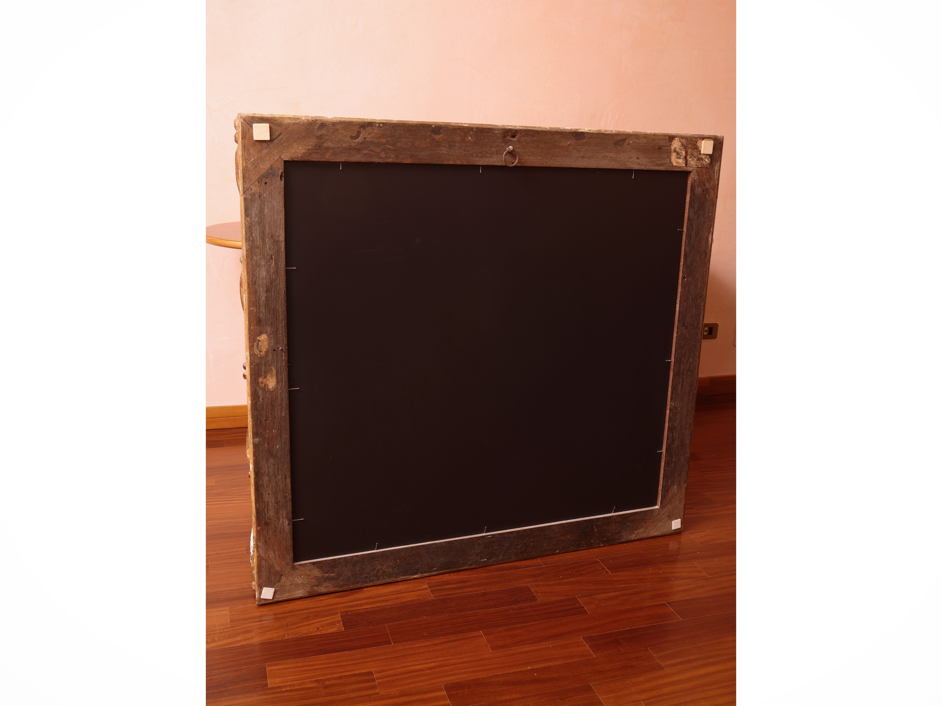 Specchiera con Cornice in Legno e Pastiglia Dorata