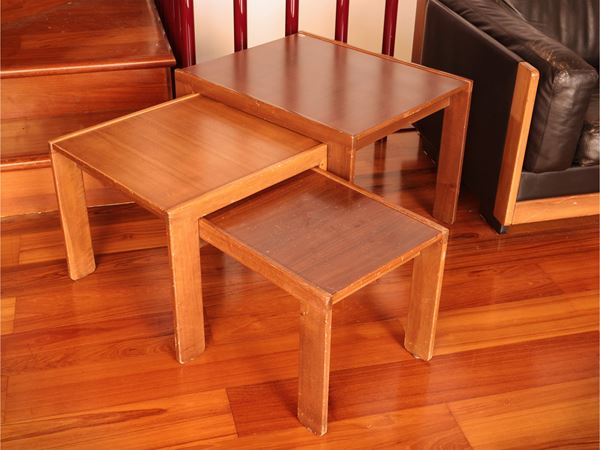 Tris di tavolini 777, Cassina