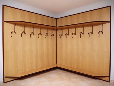 Boiserie Ad Angolo in Legno Biondo