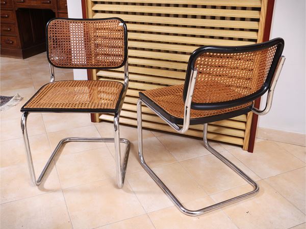Coppia di sedie Cesca, Marcel Breuer per Gavina