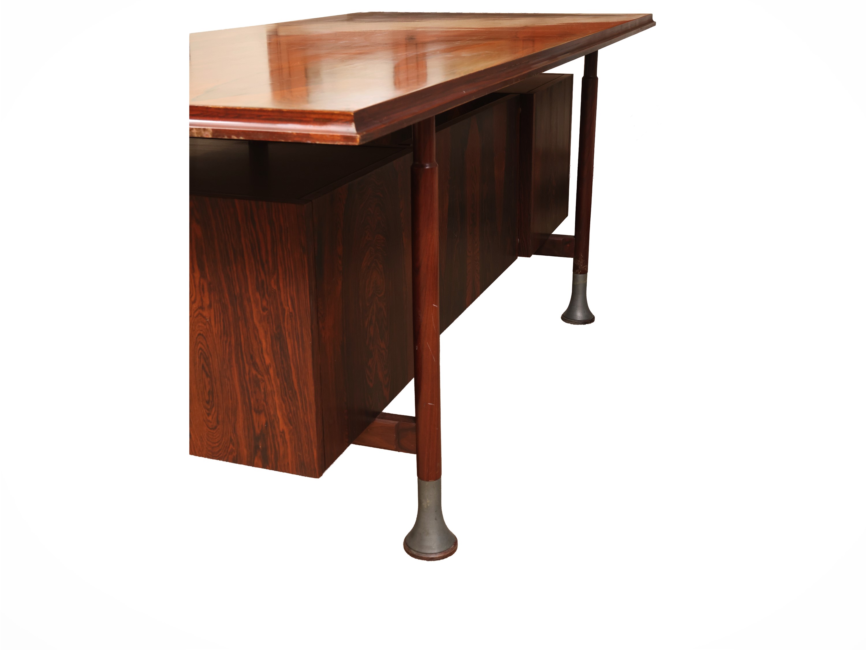 Scrivania Dirigenziale in Legno Esotico