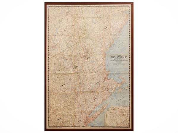 Six geographical maps
