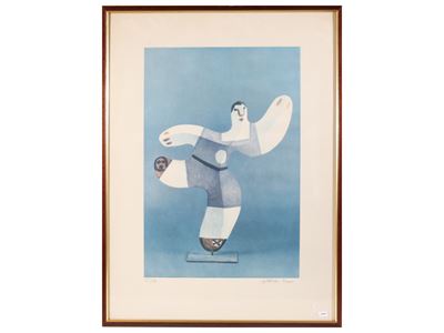 Picasso, Futbolista (stampa offset, edizione 255/500)