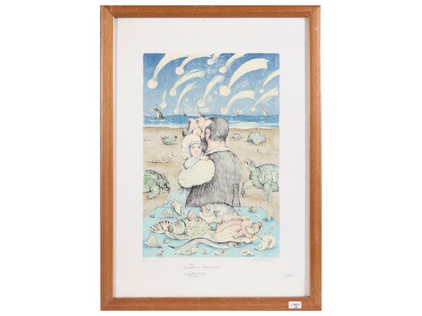 Lotto di grafica: Antonio Possenti e Tono Zancanaro