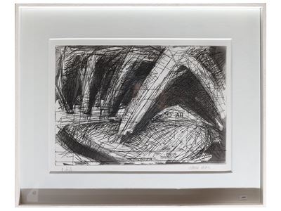 Composizione (incisione firmata, in cornice)