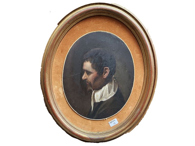 Giuseppe Cesari - Autoritratto; Annibale Carracci, Autoritratto e Volto maschile con barba (racco...