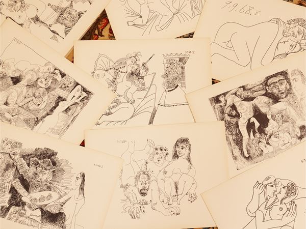 Da Pablo Picasso - 12 disegni con gli auguri di Playman