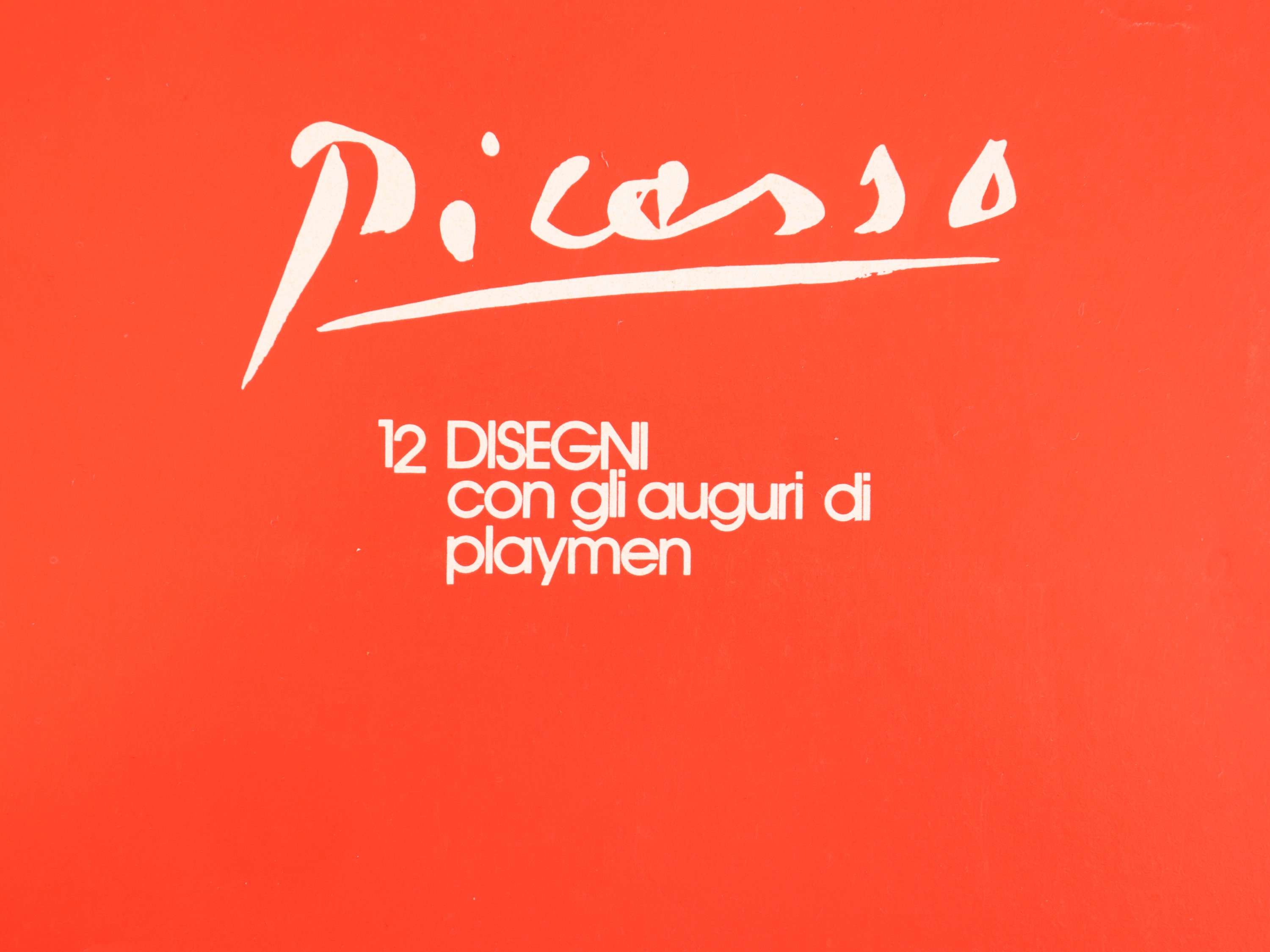 Da Pablo Picasso - 12 Disegni con gli Auguri di Playman