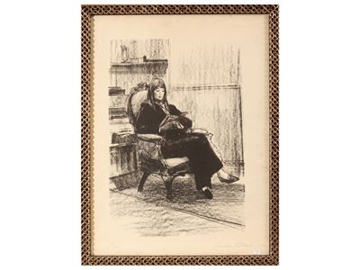 Farulli, Fernando; Stefanelli, Romano, Lotto di ritratti e figura femminile (incisione e litograf...