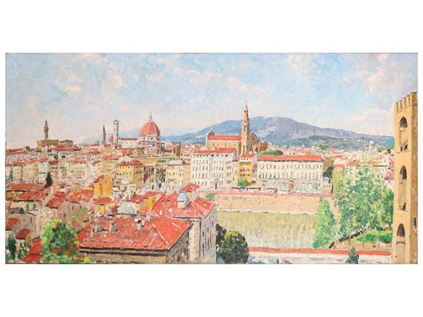 Veduta di Firenze dalle rampe di San Niccolò 1989