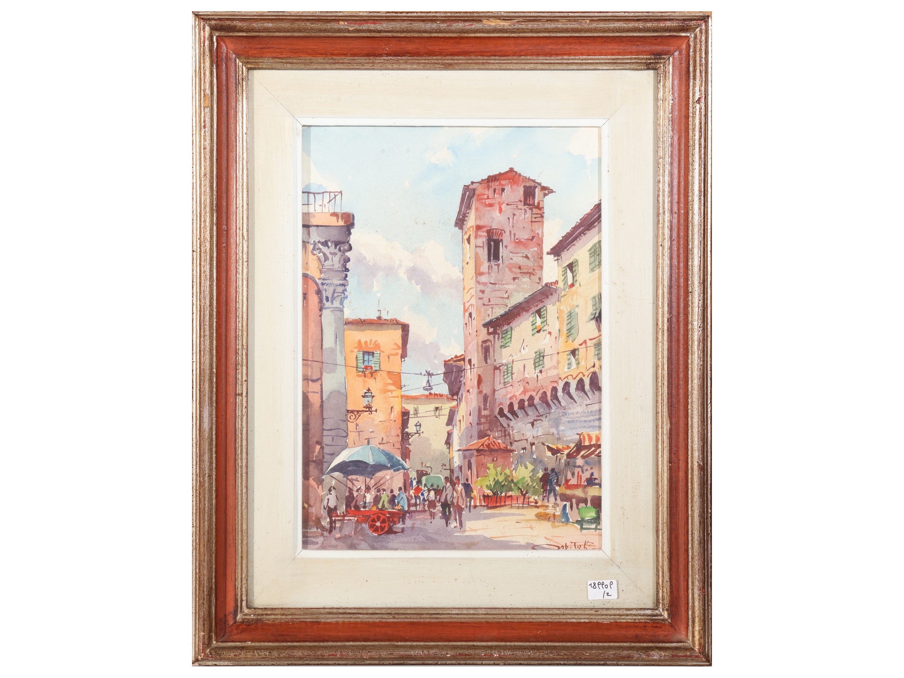 Veduta della Torre di Corso Donati e Veduta di Porta alla Croce a Firenze