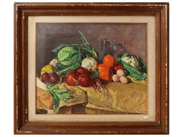 Natura morta con ortaggi 1972