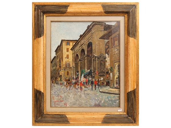 Veduta della Loggia del Porcellino 1985
