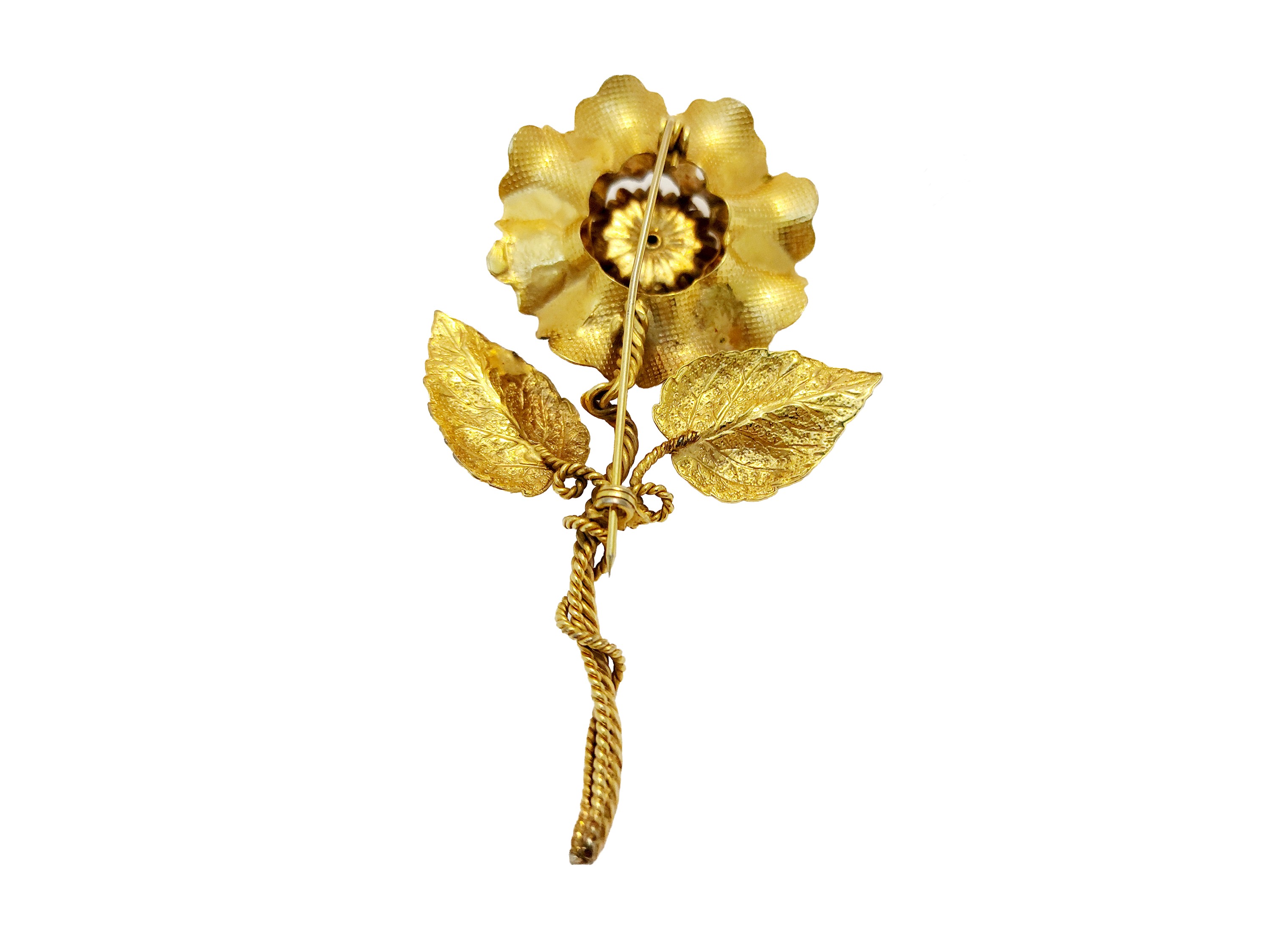 Spilla a forma di fiore, anni Cinquanta