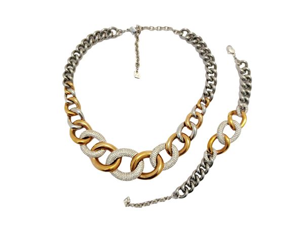 Swarovski - Demi parure Collana e Bracciale Bound