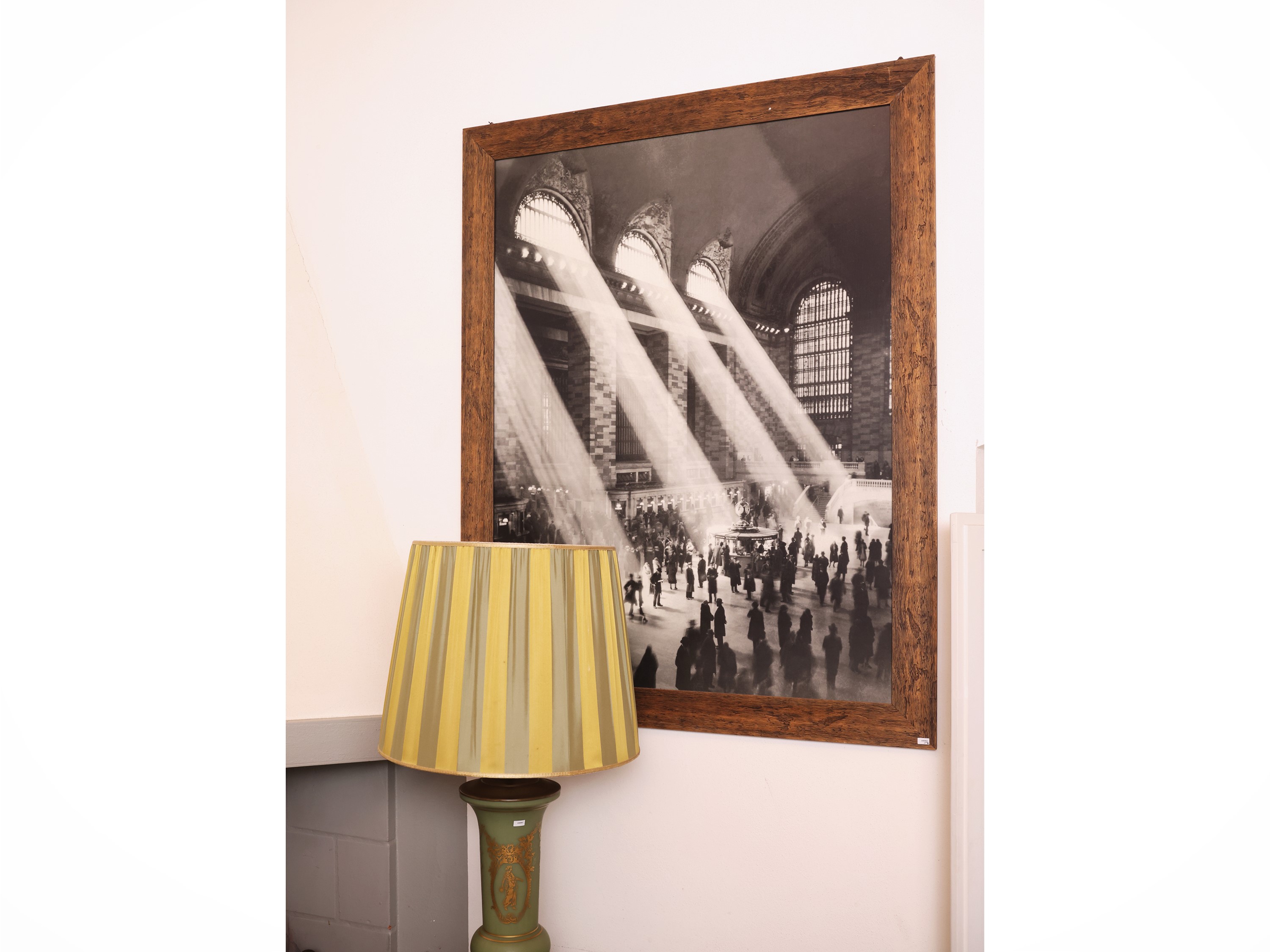 Due stampe decorative, New York (Flatiron e Grand Central Station), in cornice