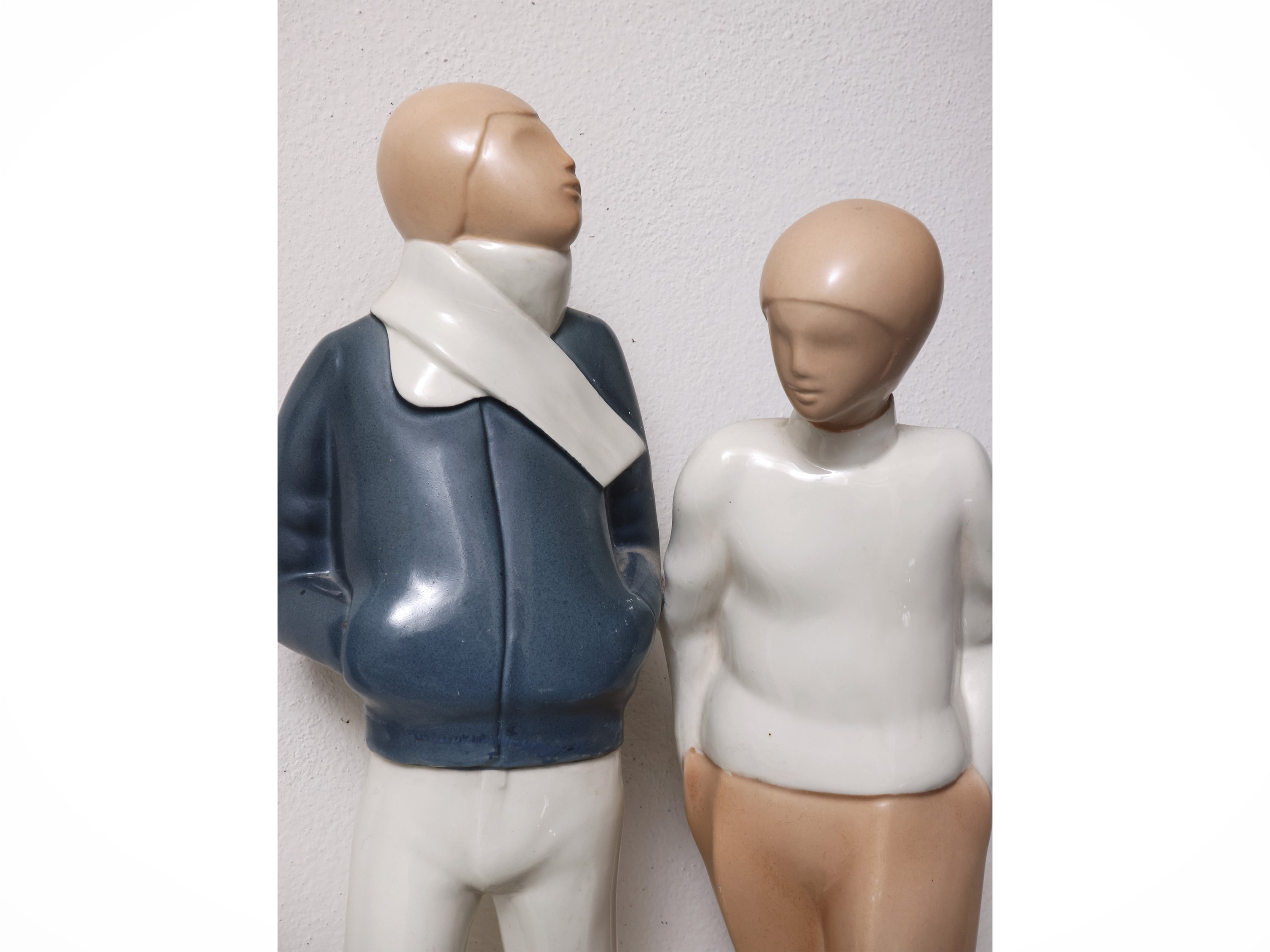 Capodimonte, Gruppo in porcellana con due personaggi