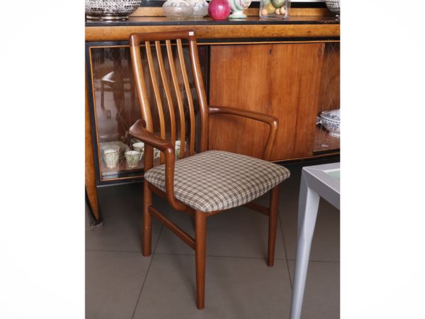 Set of teak chairs and armchairs, Schou Andersen