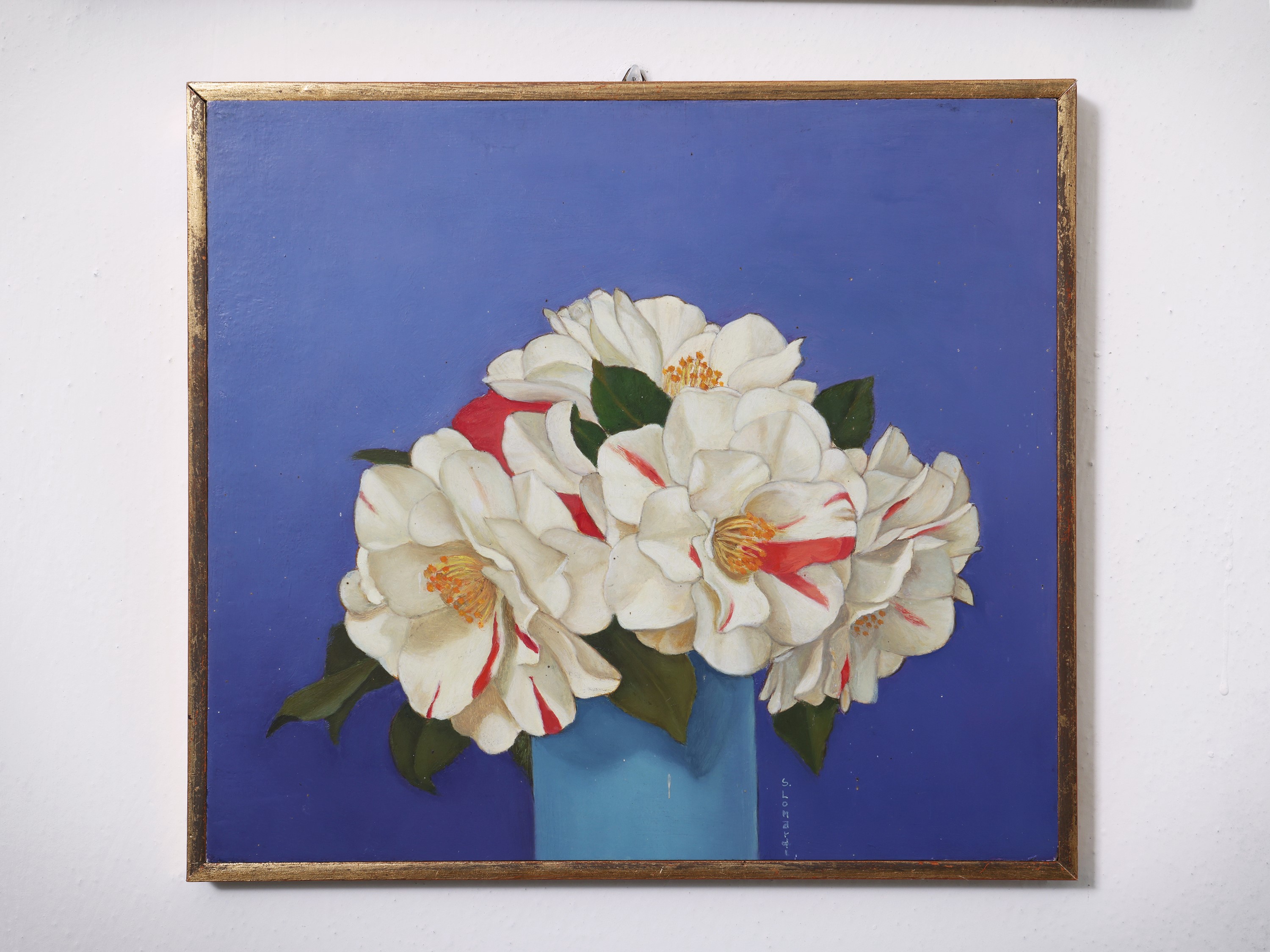 Silvana Lonardi - Fiori, trittico di dipinti a olio su tela