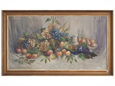 Natura morta, olio su tela, 1953