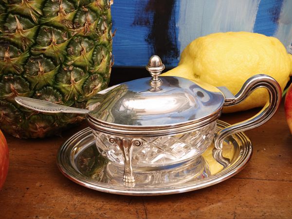 Silver cheese bowl