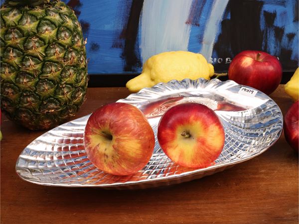 Silver centerpiece tray, Messulam Milan