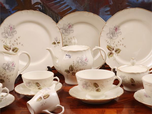 Set da tè e caffè lungo in porcellana, Richard Ginori