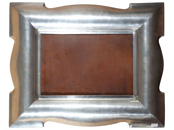 Piero Figura per Atena : Large silver pewter frame  - Auction The Modern House - Maison Bibelot - Casa d'Aste Firenze - Milano