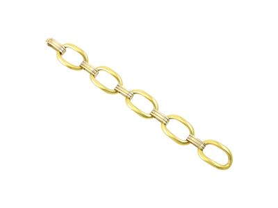 Bracciale in Oro Giallo e Bianco 18kt