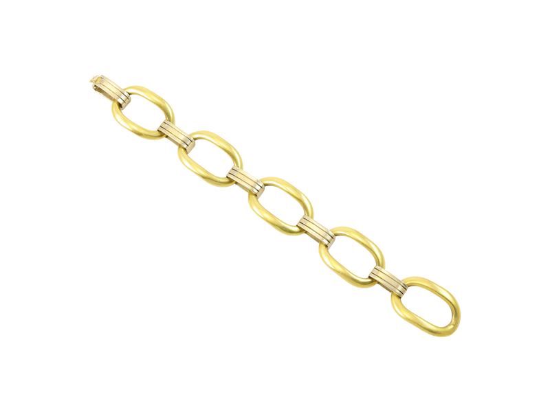 Bracciale in Oro Giallo e Bianco 18kt