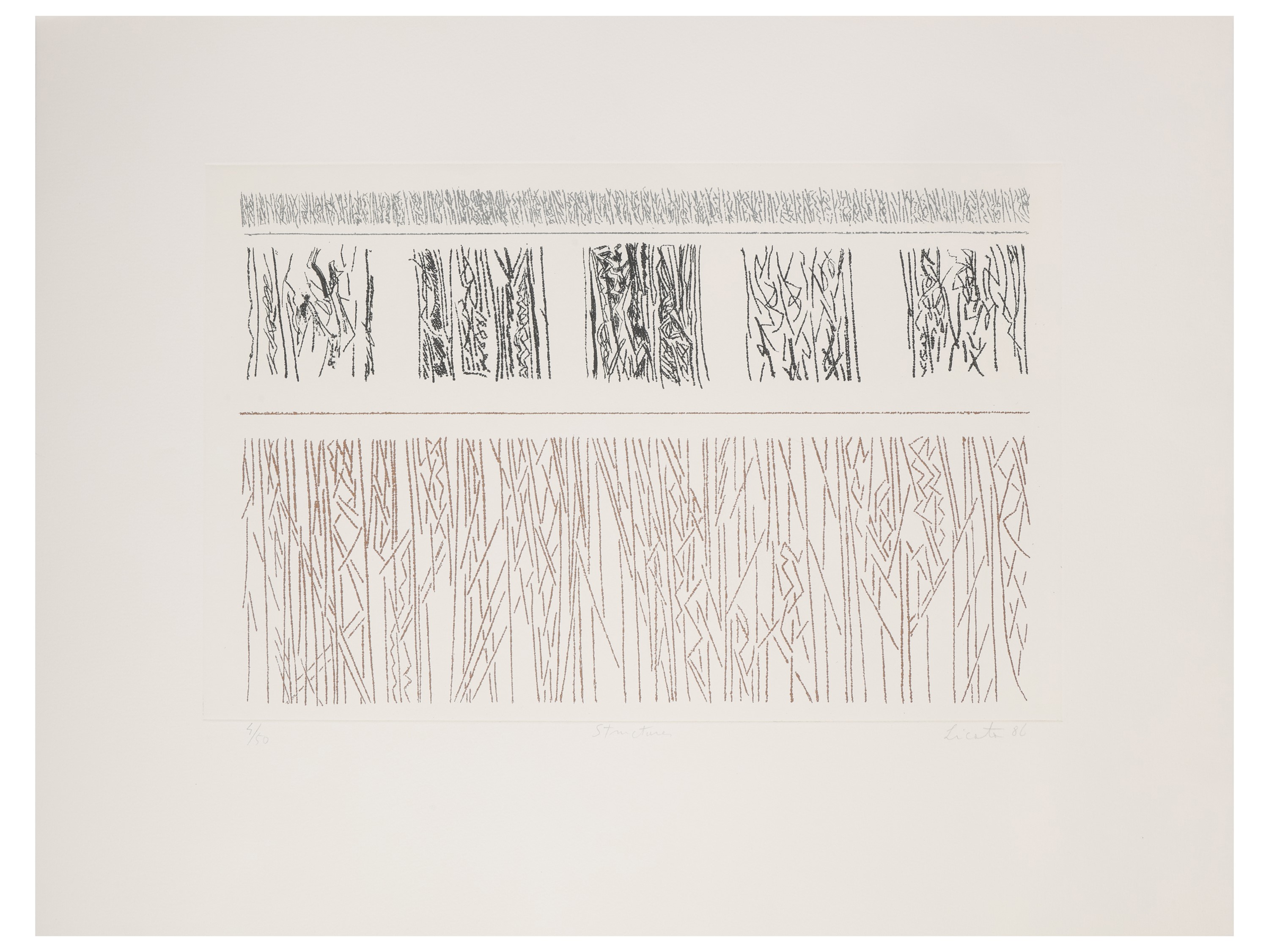 Pensée et sentiment 1987 - Structure 1986