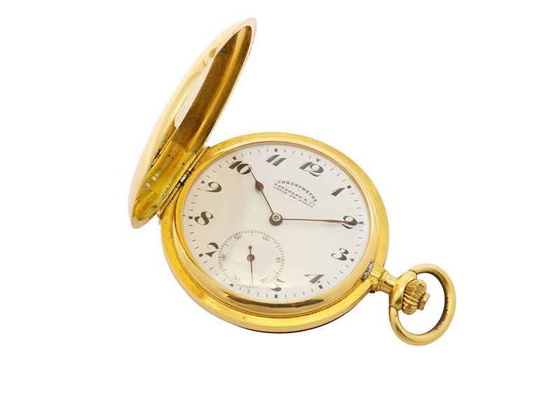 Eberard & Co, Chronometre da tasca in oro 18 kt