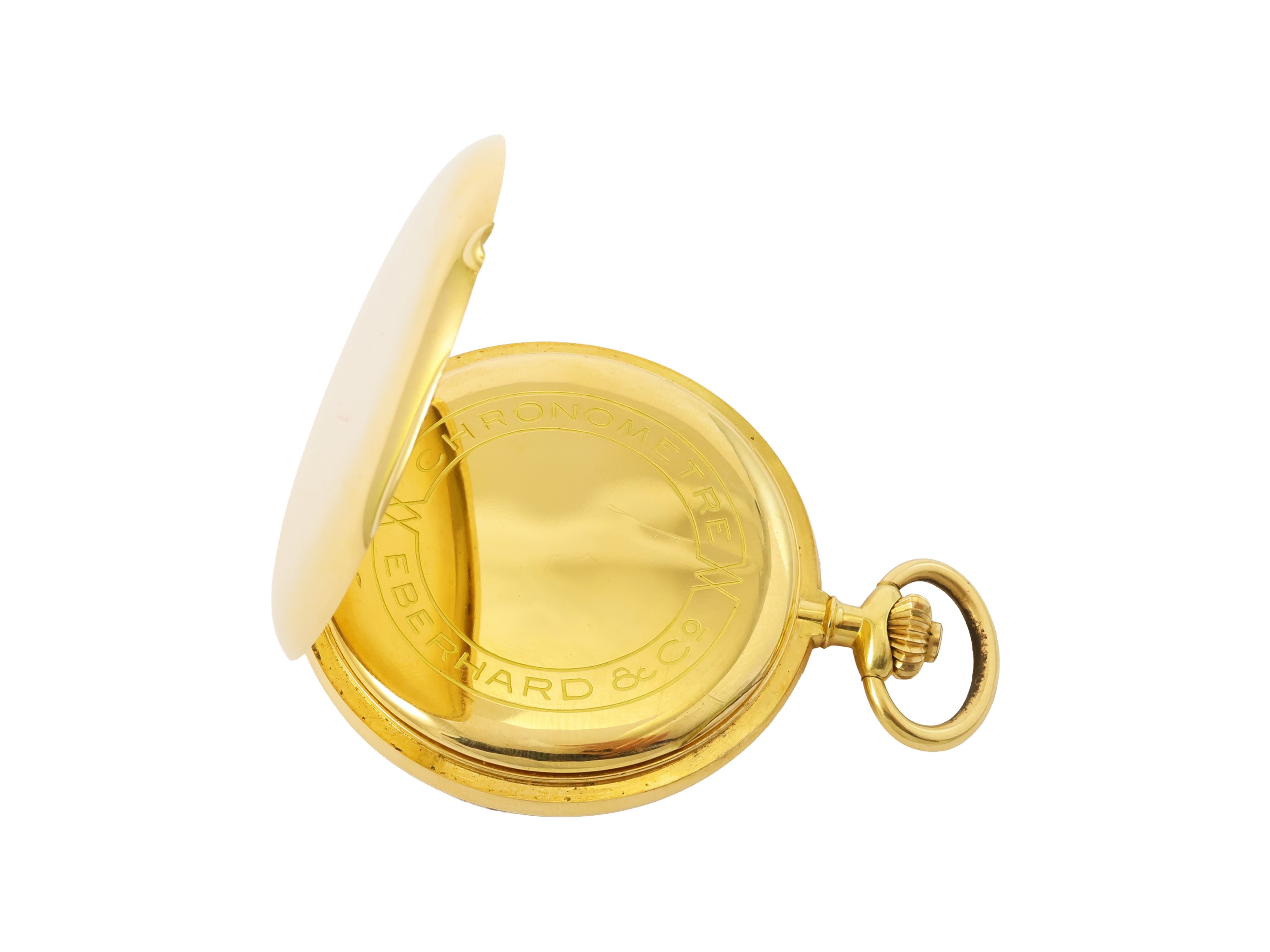 Eberard & Co, Chronometre da tasca in oro 18 kt
