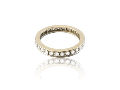 Oro bianco 18Kt, Eternelle in oro bianco con diamanti taglio huit huit (circa 0,7 ct tot.)