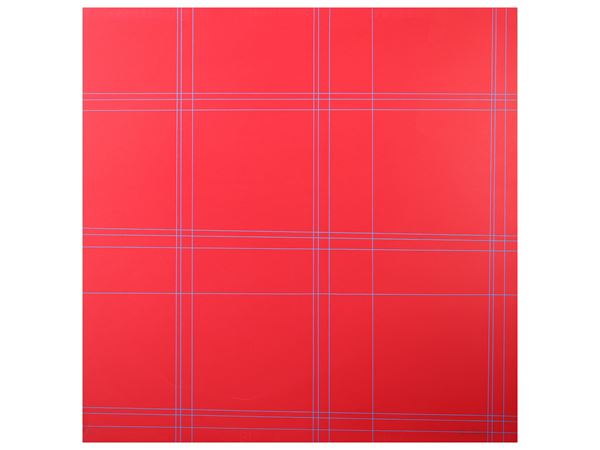 François Morellet - Deux trames de lignes perpendiculaires