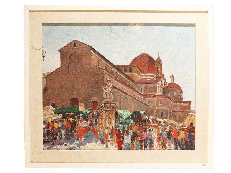 Veduta della Chiesa di San Lorenzo 1987