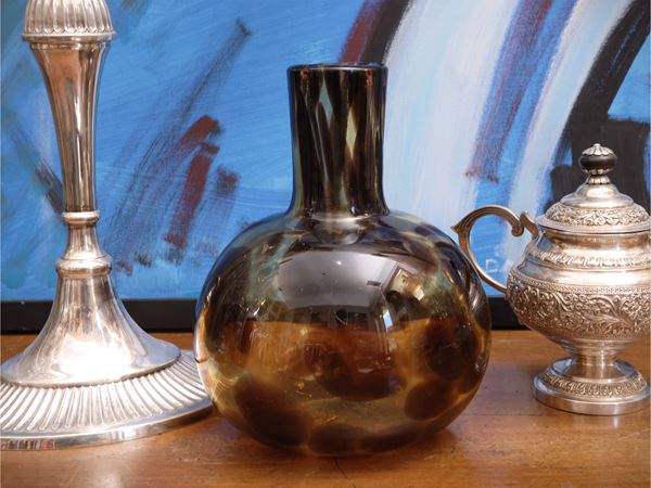 Barovier & Toso amber colored vase