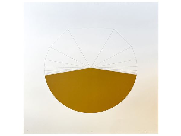 Gianni Colombo : Radius  - Auction Works on Paper - Maison Bibelot - Casa d'Aste Firenze - Milano