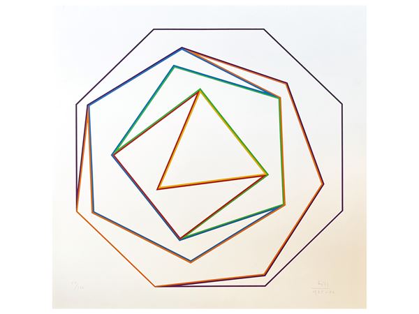 Max Bill : Variation 14 1935-82  - Asta Opere su carta - Maison Bibelot - Casa d'Aste Firenze - Milano