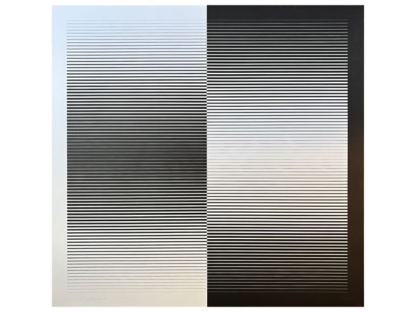 Getulio Alviani : Graphic programming: positive - negative 1962-84  - Asta Opere su carta - Maison Bibelot - Casa d'Aste Firenze - Milano